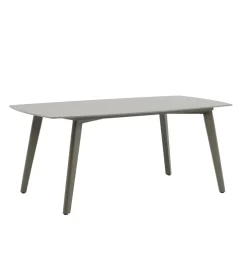 Stół ogrodowy MARIN 180 cm szary beżowy porcelanowy blat
