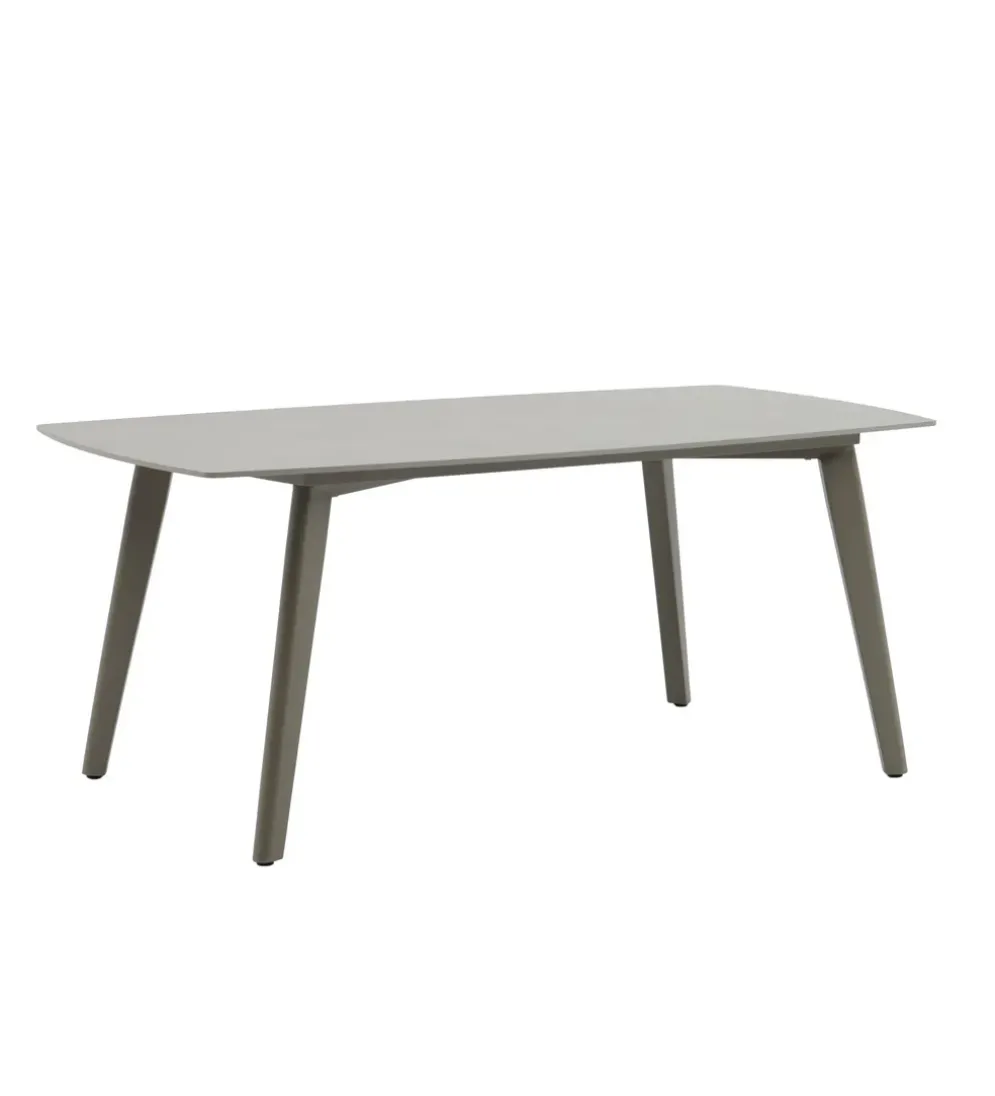 Stół ogrodowy MARIN 180 cm szary beżowy porcelanowy blat