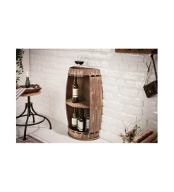 Stojak na wino Chateau 79 cm drewno jodła