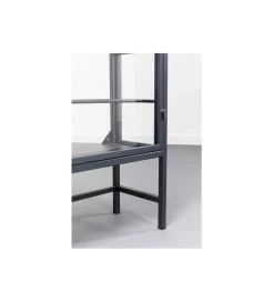 Stojak na wino PORTO 75 x 180 cm czarna