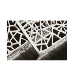 Stolik Abstract DELICADO Zestaw 2 Srebrny