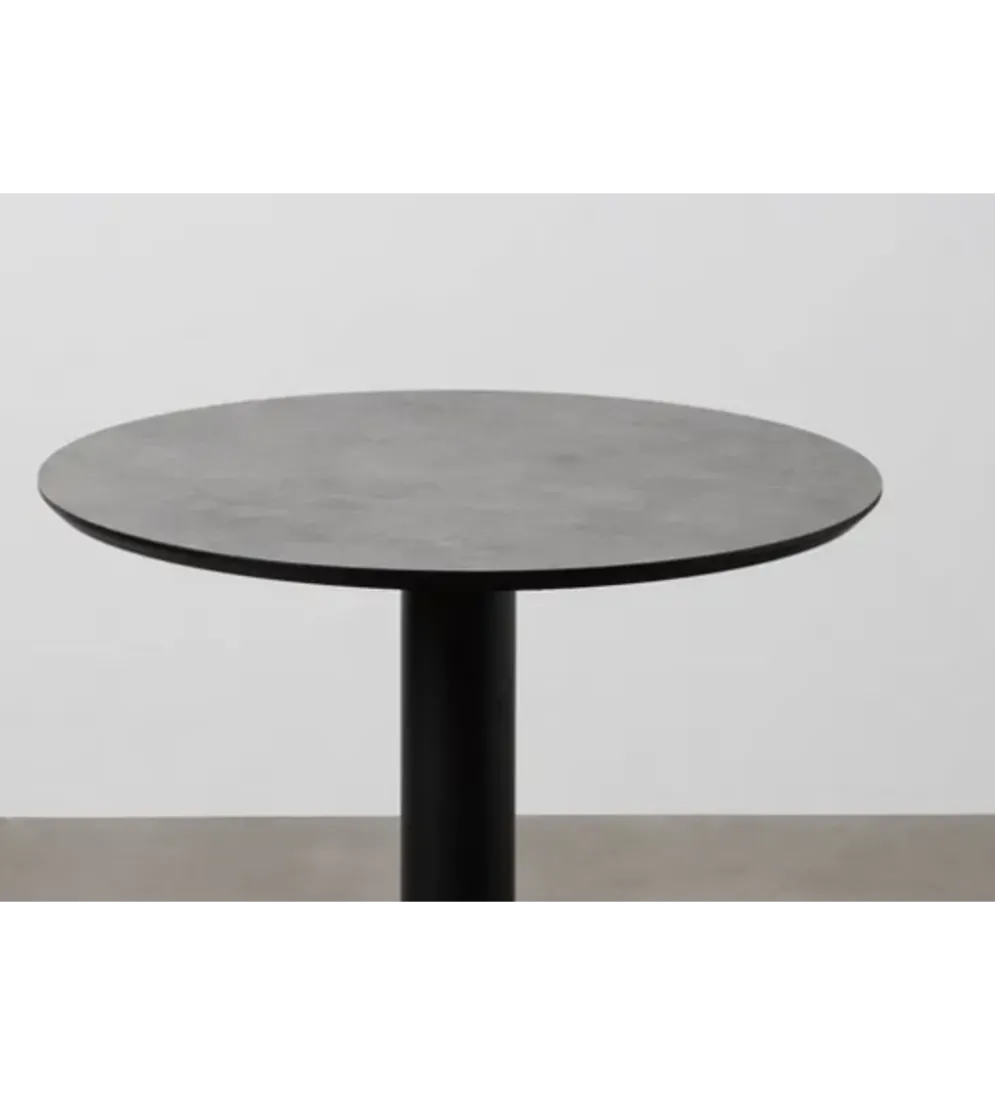 Stolik bistro FERIZ 100 cm czarny