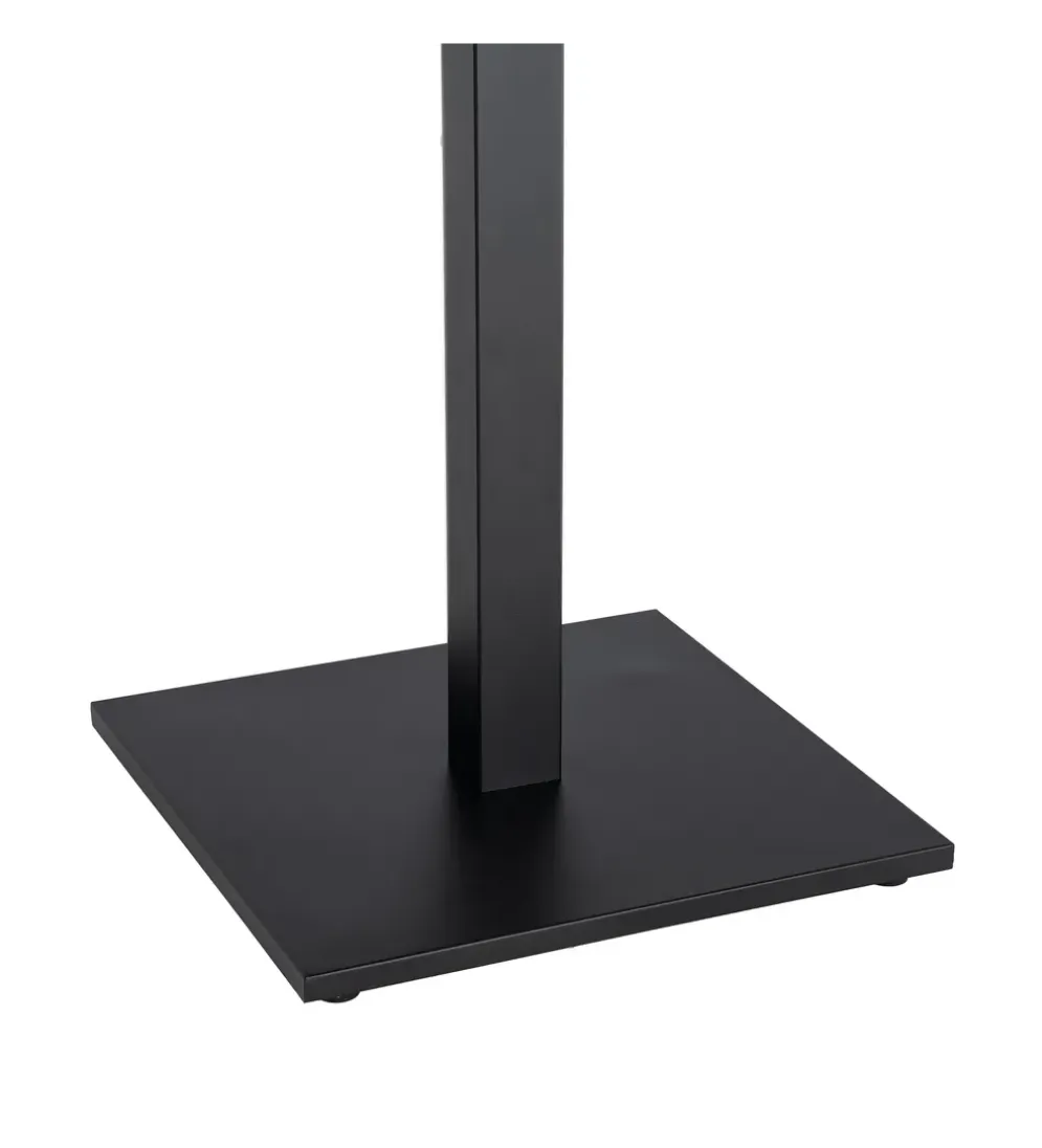 Stolik bistro SINTERED 80 cm efekt marmuru biały
