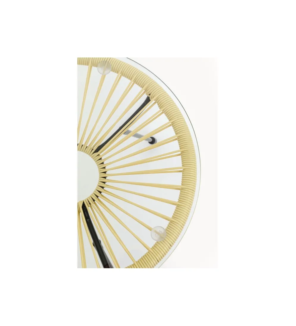 Stolik kawowy ACAPULCO BUTTER 50 cm żółty