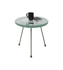 Stolik kawowy ACAPULCO 50 cm mono zielony