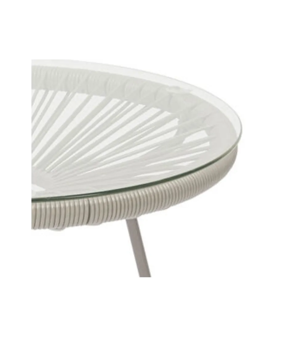 Stolik kawowy ACAPULCO 50 cm mono greige