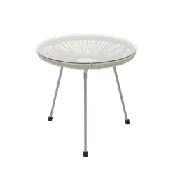 Stolik kawowy ACAPULCO 50 cm mono greige