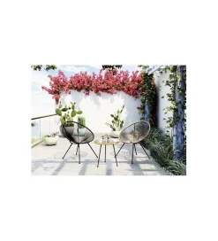 Stolik kawowy ACAPULCO 50 cm naturalny