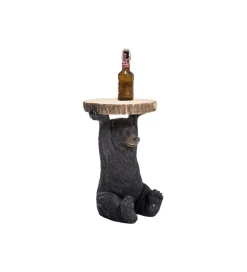 Stolik kawowy ANIMAL BEAR 33 cm czarny