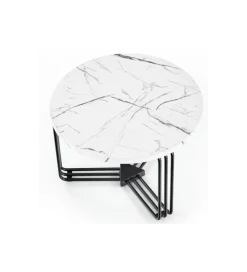 Stolik kawowy ANTICA 55 cm w optyce marmuru