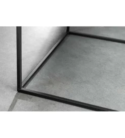 Stolik kawowy ARCHITECTURE 60 cm w optyce czarnego marmuru