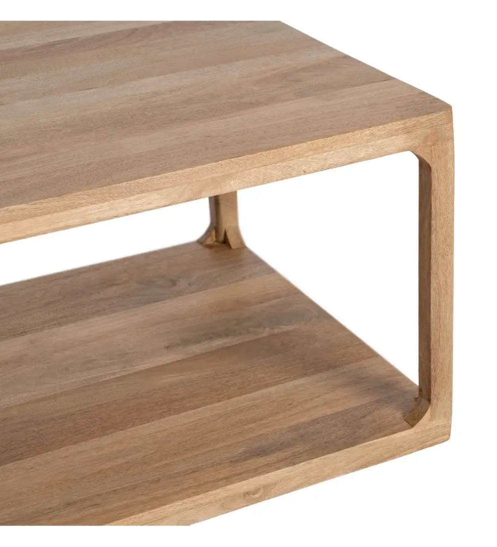 Stolik kawowy ASANA 110 cm drewno mango