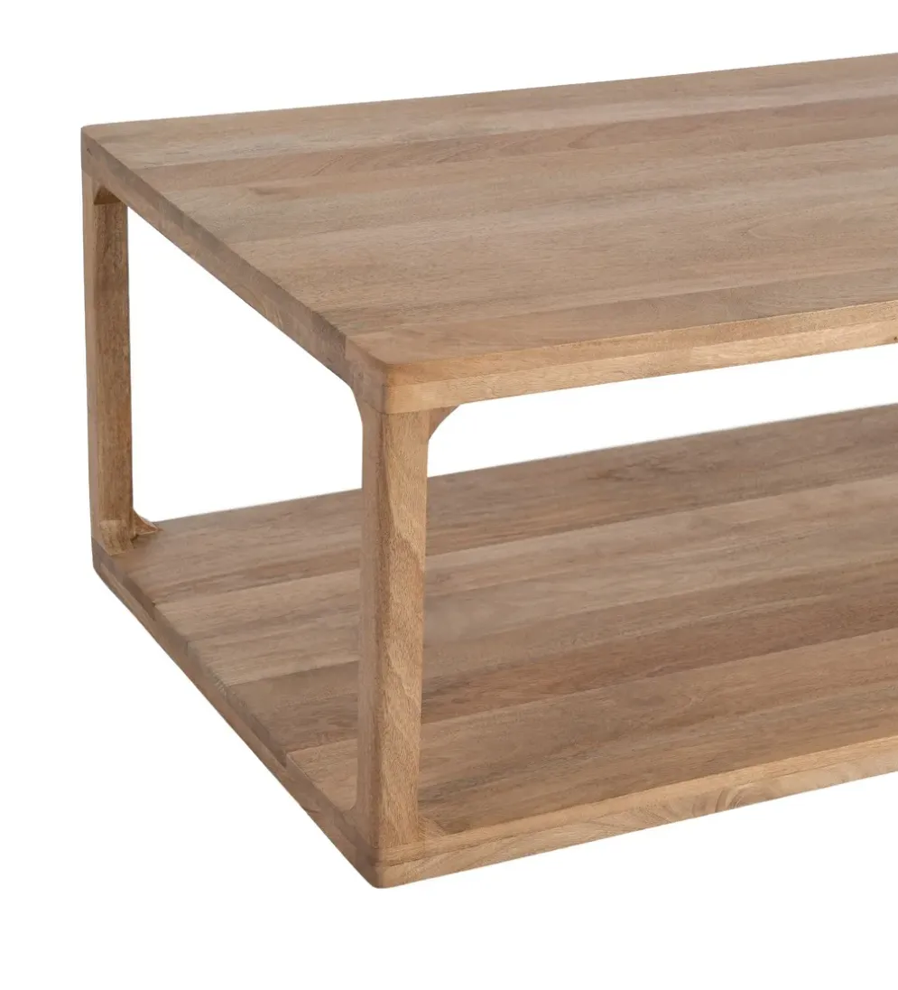 Stolik kawowy ASANA 110 cm drewno mango