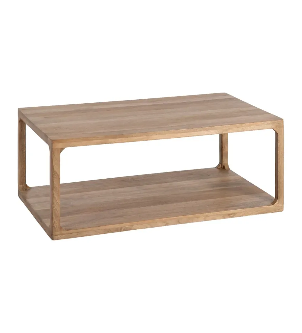 Stolik kawowy ASANA 110 cm drewno mango