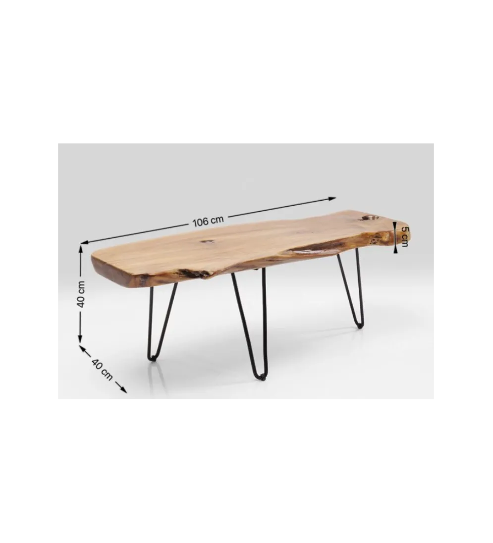 Stolik kawowy ASPEN drewno teak