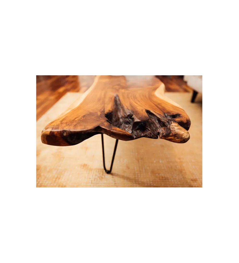 Stolik kawowy ASPEN drewno teak