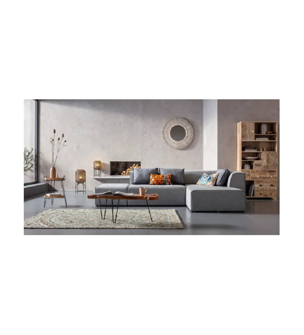 Stolik kawowy ASPEN drewno teak