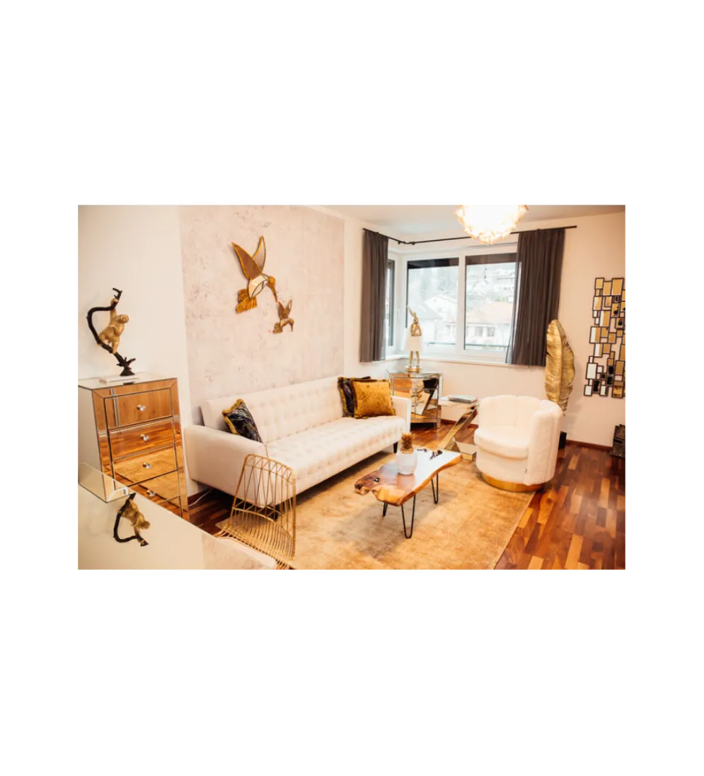 Stolik kawowy ASPEN drewno teak