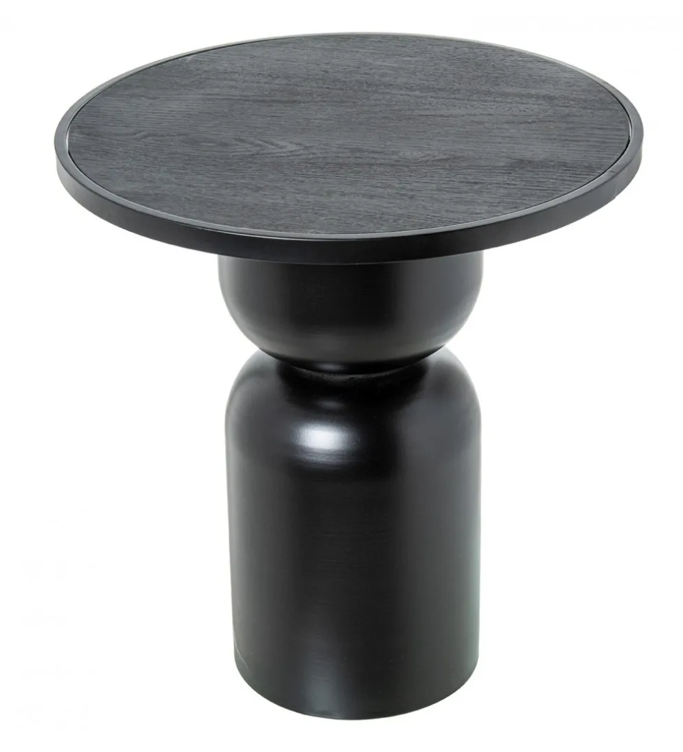 Stolik kawowy AUTYK 47 cm czarny