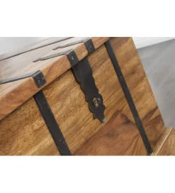 Stolik kawowy Bar Bodega 100 cm drewno Sheesham