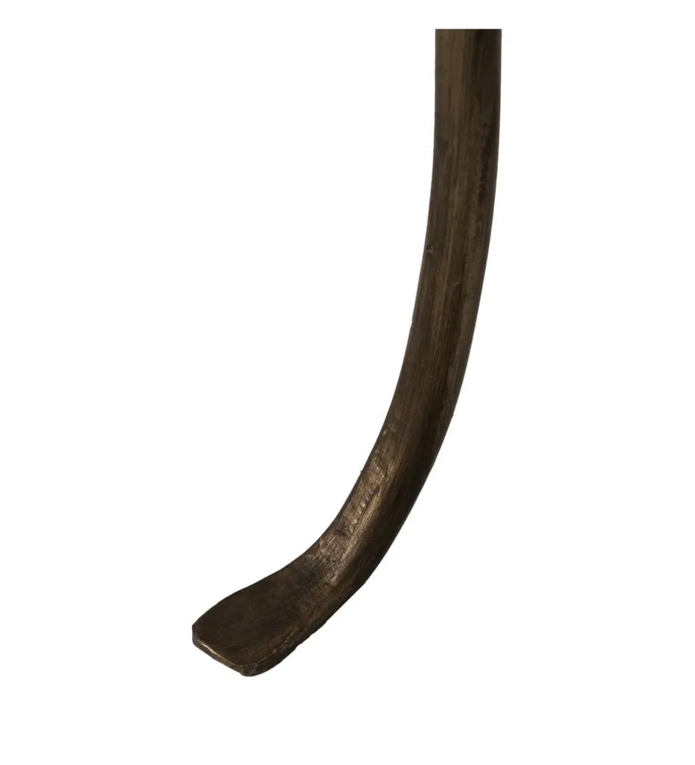 Stolik kawowy boczny AROTONI 71 cm antyczne złoto