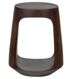 Stolik kawowy boczny BAYO 45 cm drewno mango