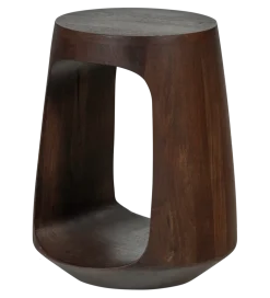 Stolik kawowy boczny BAYO 45 cm drewno mango