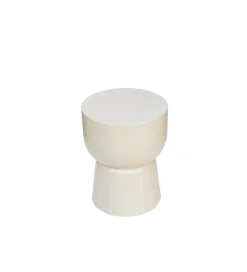Stolik kawowy boczny BRIX KIAN 46 cm biały