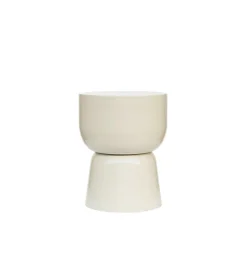 Stolik kawowy boczny BRIX KIAN 46 cm biały