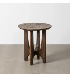 Stolik kawowy boczny CAMETRAN 50 cm drewno mango
