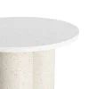 Stolik kawowy boczny CAVRANI 50 cm efekt terrazzo