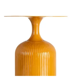 Stolik kawowy boczny CERANKI 48 cm musztardowy