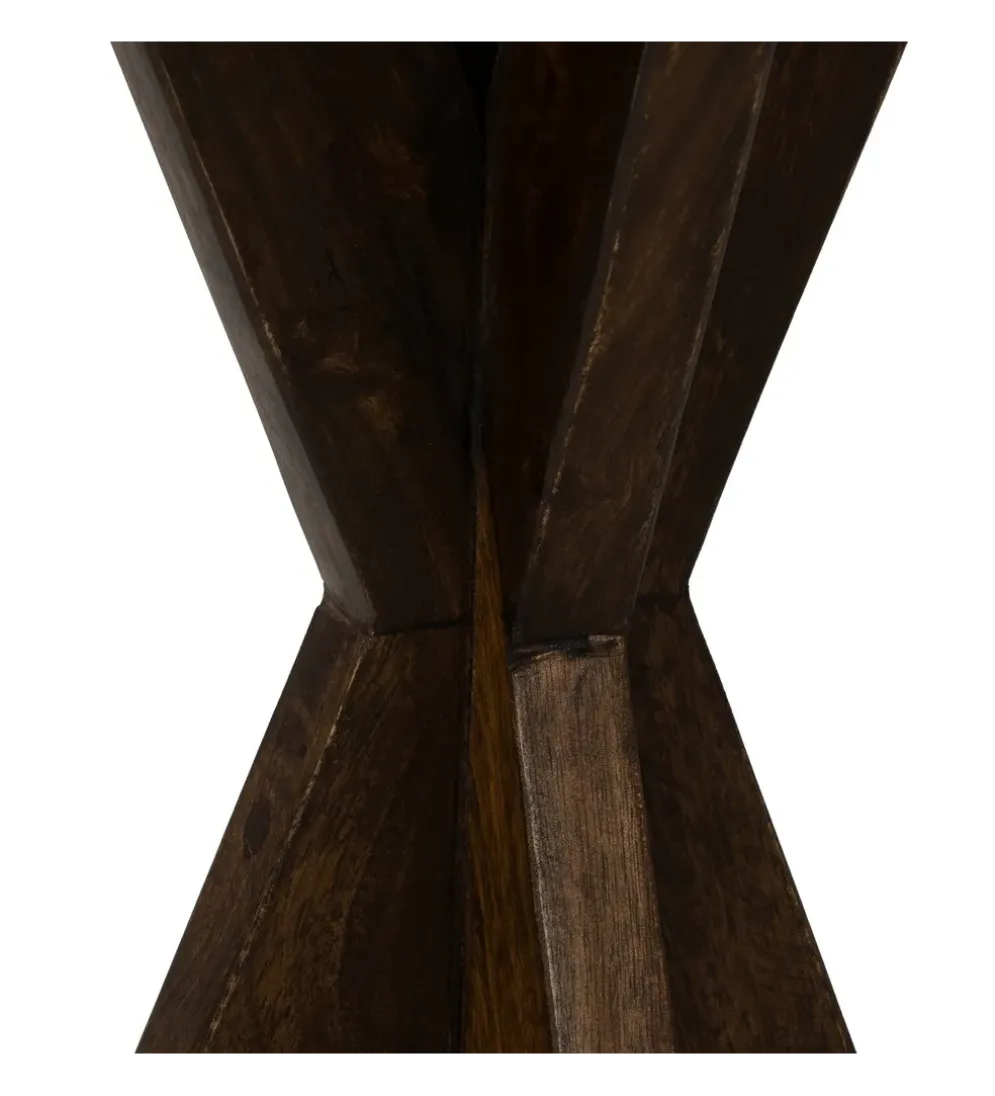 Stolik kawowy boczny CODENA 60 cm drewno mango