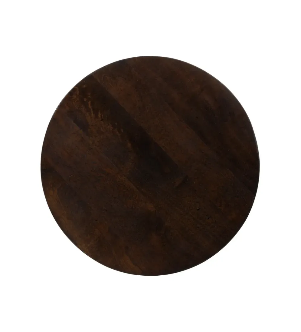 Stolik kawowy boczny CODENA 60 cm drewno mango
