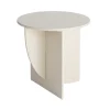Stolik kawowy boczny DOBEMA 60 cm efekt terrazzo