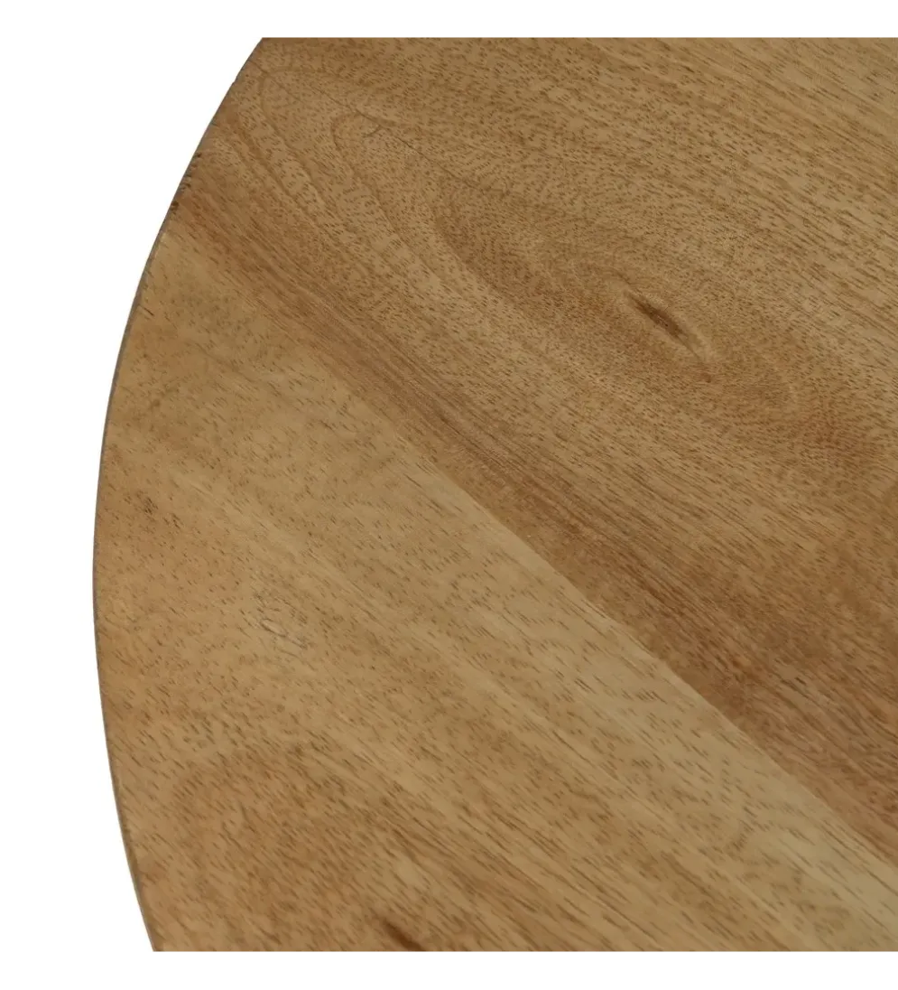 Stolik kawowy boczny DREKEO 55 cm drewno mango