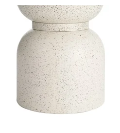 Stolik kawowy boczny EDERAN 60 cm efekt terrazzo