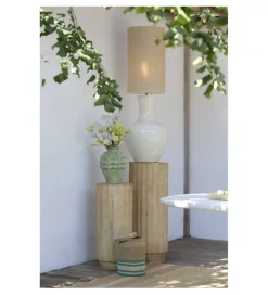 Stolik kawowy boczny ELLENA 60 cm naturalny