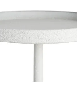 Stolik kawowy boczny GARAS 57 cm biały