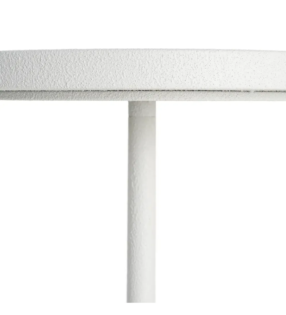 Stolik kawowy boczny GARAS 57 cm biały