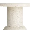 Stolik kawowy boczny KIRENKO 51 cm efekt terrazzo
