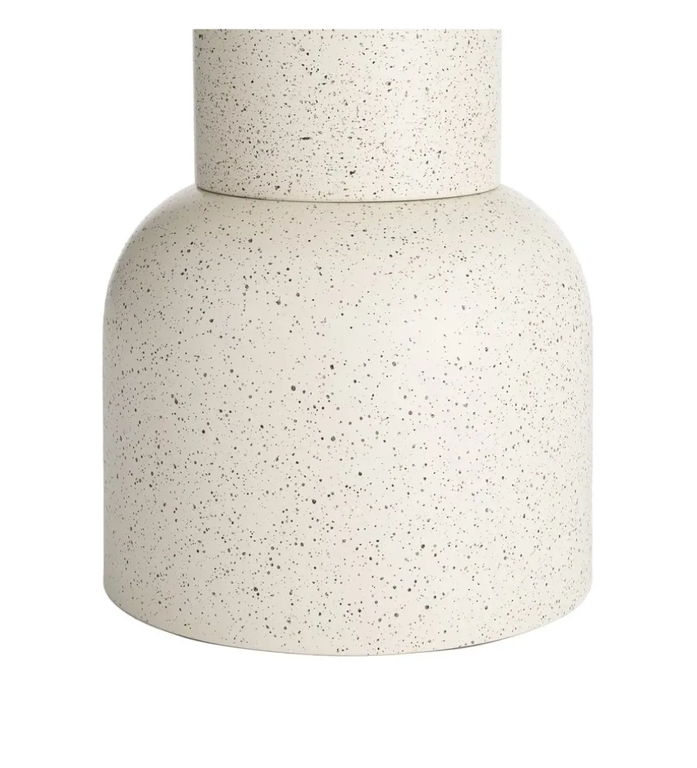 Stolik kawowy boczny KIRENKO 51 cm efekt terrazzo