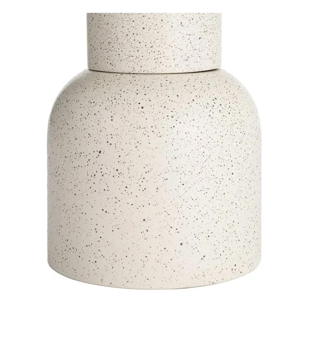 Stolik kawowy boczny KIRENKO 40 cm efekt terrazzo