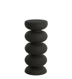 Stolik kawowy boczny KOBODO 80 cm czarny mat