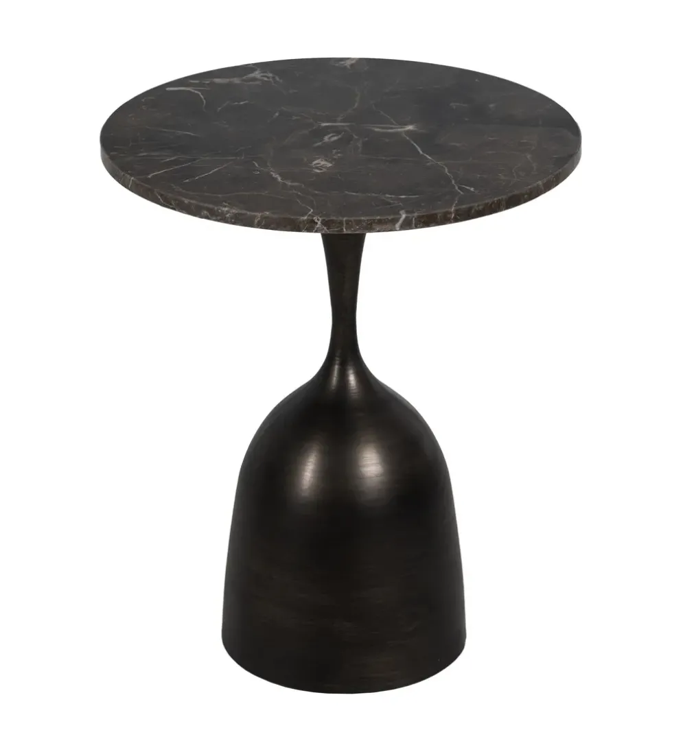 Stolik kawowy boczny KOREMA 58 cm czarny