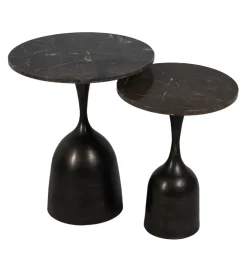 Stolik kawowy boczny KOREMA 58 cm czarny