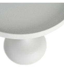 Stolik kawowy boczny KUMASENO 48 cm biały