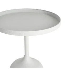Stolik kawowy boczny KUMASENO 48 cm biały