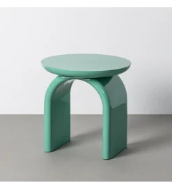 Stolik kawowy boczny LACQUER 50 cm zielony