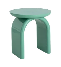 Stolik kawowy boczny LACQUER 50 cm zielony